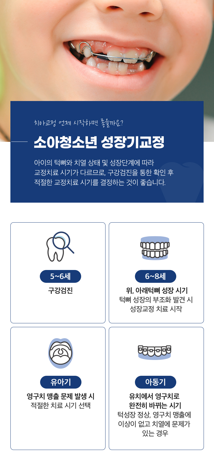 소아청소년 성장기교정